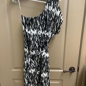 One shouldered mini dress. New with tags.